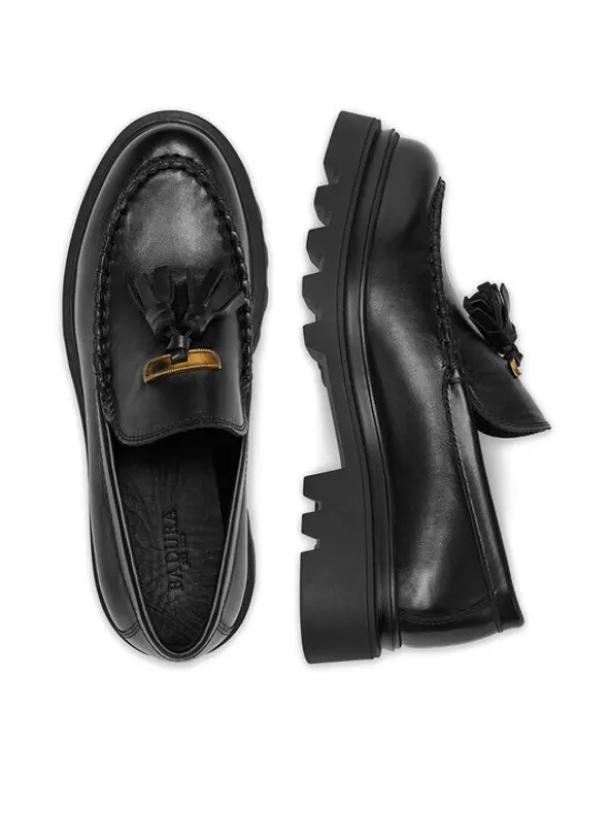 Badura Loafersy EO-AUBRE-01 Czarny