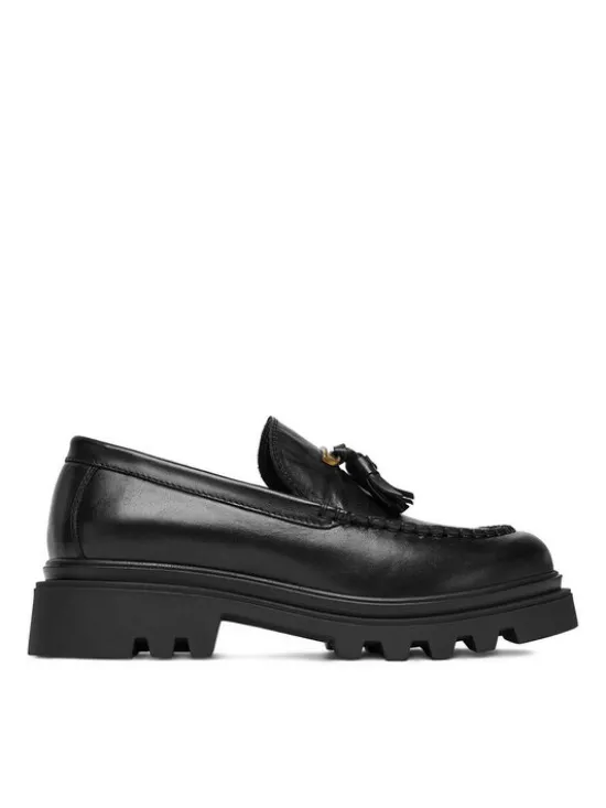 Badura Loafersy EO-AUBRE-01 Czarny