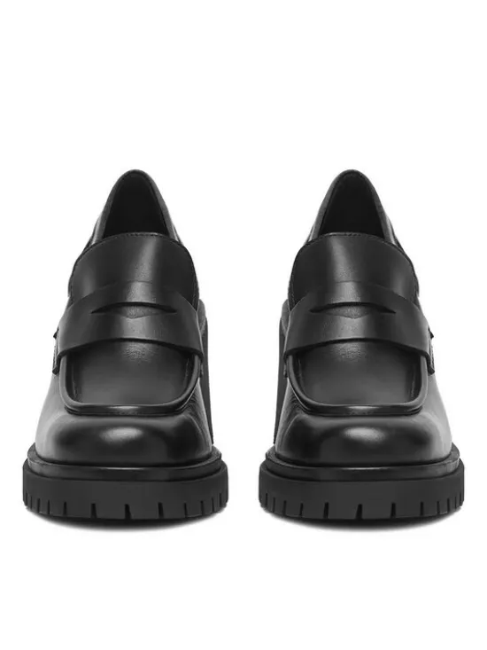 Badura Loafersy GATE-25820LM Czarny