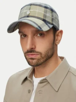 Barbour Czapka MHA0617TN37 Niebieski