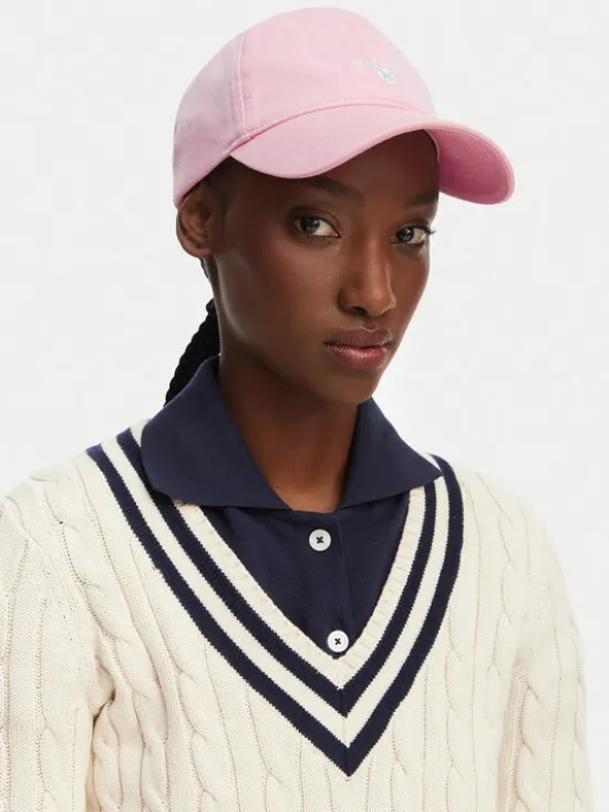Barbour Czapka z daszkiem Cascade MHA0274PI51 Różowy