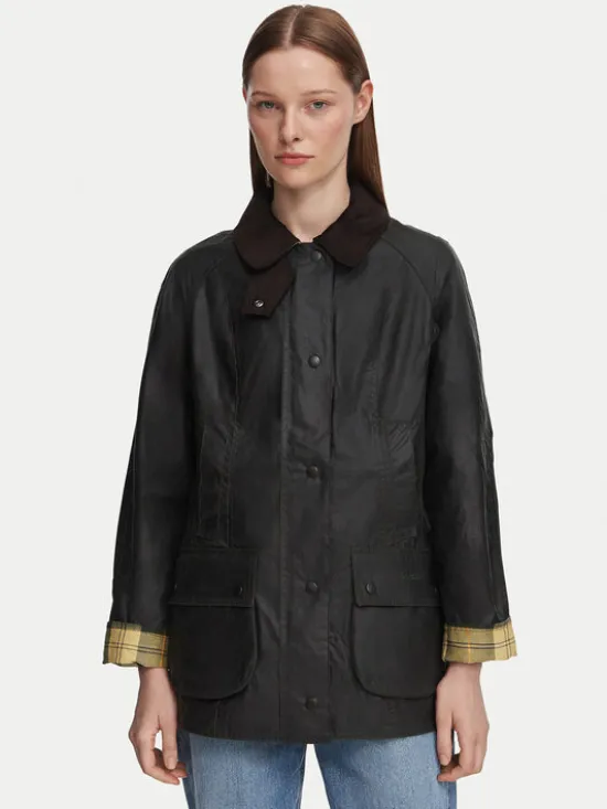 Barbour Kurtka przejściowa Beadnell LWX0667SG91 Czarny Regular Fit