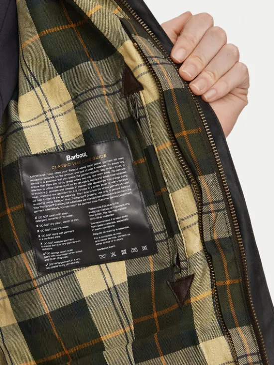 Barbour Kurtka przejściowa Beadnell LWX0667SG91 Czarny Regular Fit