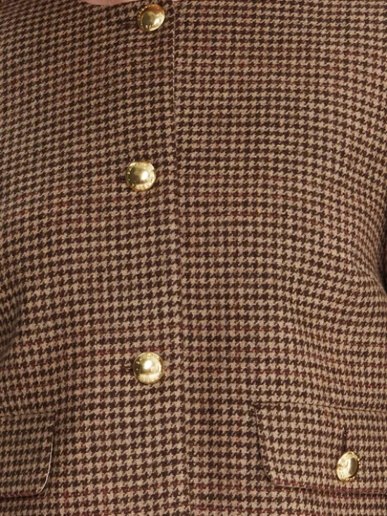 Barbour Marynarka LTA0126BR51 Brązowy Regular Fit
