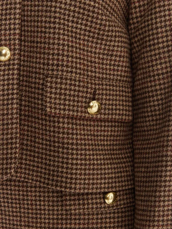 Barbour Marynarka LTA0126BR51 Brązowy Regular Fit