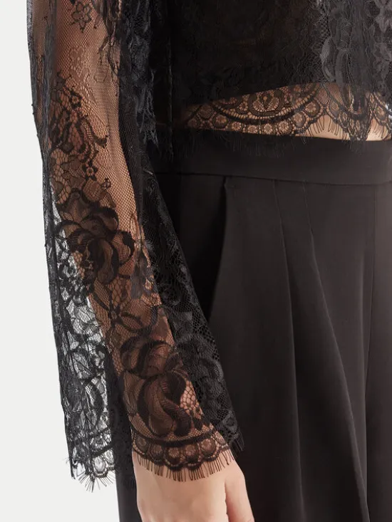 Bardot Bluzka Antonelle 60127TB Czarny Regular Fit