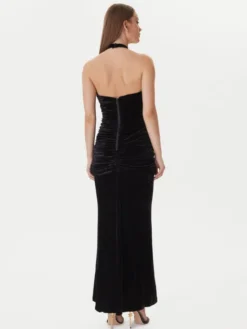 Bardot Sukienka wieczorowa Elvira Halter 60117DB Czarny Regular Fit