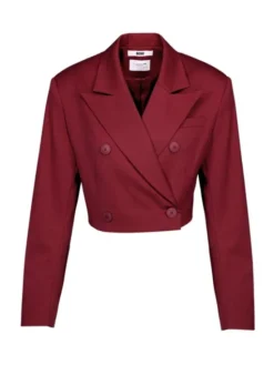 BENU Marynarka AW25 Bordowy Regular Fit