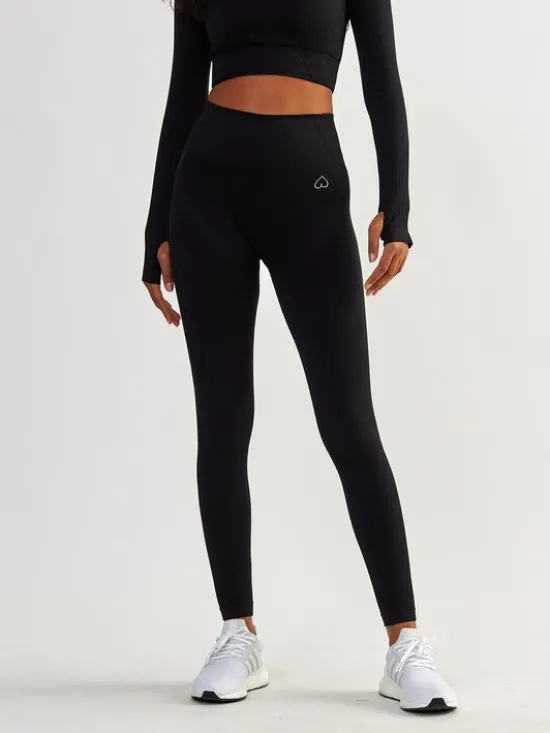 BeShaped Legginsy Bezszwowe Femme Force Czarny Active Fit