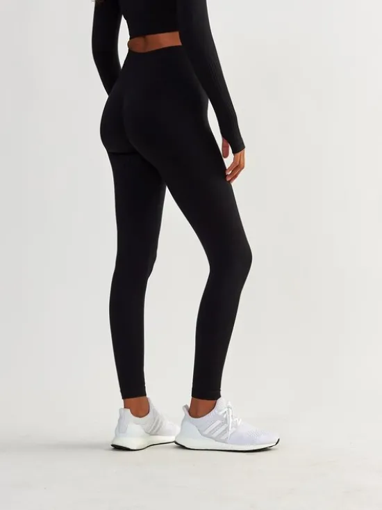 BeShaped Legginsy Bezszwowe Femme Force Czarny Active Fit