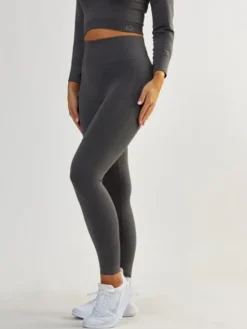 BeShaped Legginsy Modelujące - Power Up! Szary Shaping Fit