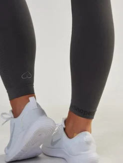 BeShaped Legginsy Modelujące - Power Up! Szary Shaping Fit