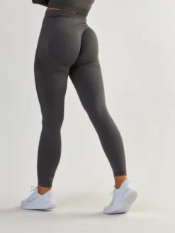 BeShaped Legginsy Modelujące - Power Up! Szary Shaping Fit