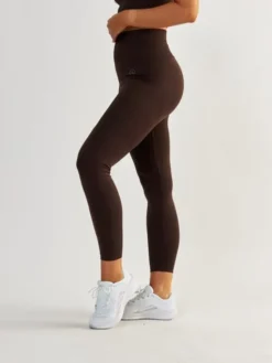 BeShaped Legginsy Modelujące Body Boost Brązowy Shaping Fit