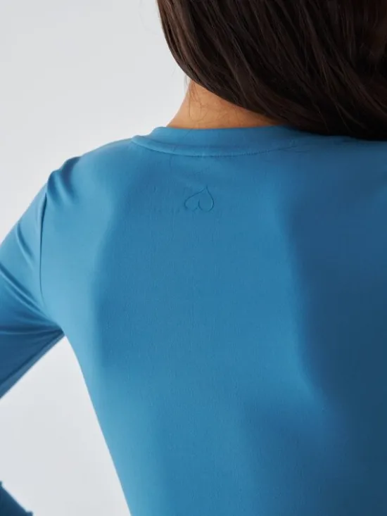 BeShaped Longsleeve Morning Dew Niebieski Shaping Fit