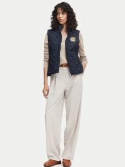 Beverly Hills Polo Club Bezrękawnik P-SS26W-JK0281-0298 Granatowy Regular Fit