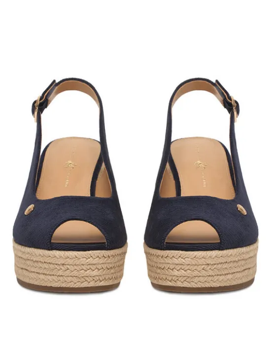 Beverly Hills Polo Club Espadryle EO-R26SS03466 Granatowy