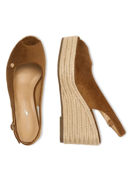 Beverly Hills Polo Club Espadryle EO-R26SS03466 Brązowy