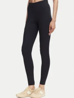 Beverly Hills Polo Club Legginsy P-SS26W-TL516528-0298 Granatowy Slim Fit
