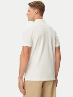 Beverly Hills Polo Club Polo P-SS26M-P42560 Biały Regular Fit