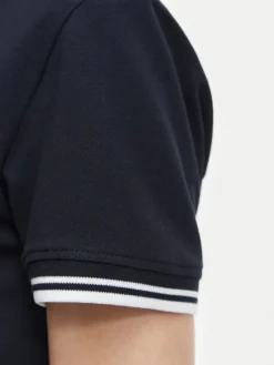 Beverly Hills Polo Club Polo P-SS26W-P0300 Granatowy Regular Fit