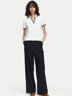 Beverly Hills Polo Club Polo P-SS26W-P0300 Biały Regular Fit