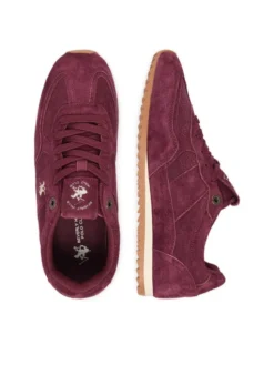 Beverly Hills Polo Club Sneakersy EO-WP40-FC-250104YX Bordowy
