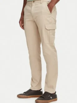 Beverly Hills Polo Club Spodnie cargo P-SS26M-T450313 Beżowy Regular Fit