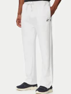 Beverly Hills Polo Club Spodnie dresowe M6608B-HR Biały Regular Fit