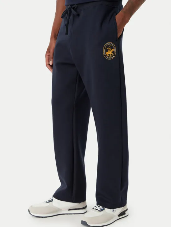Beverly Hills Polo Club Spodnie dresowe M6532 Granatowy Regular Fit