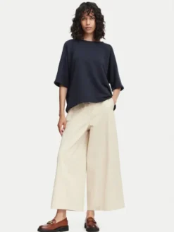 Beverly Hills Polo Club T-Shirt P-SS26W-TS0081 Granatowy Oversize