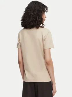 Beverly Hills Polo Club T-Shirt P-SS26W-TS516518 Beżowy Regular Fit
