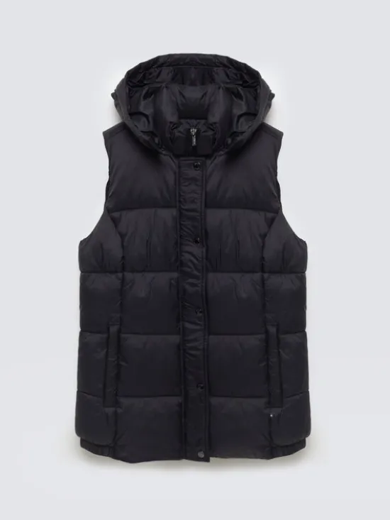 BIG STAR Bezrękawnik PIXANA Czarny Basic Fit