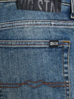 BIG STAR Jeansy ERVAD Granatowy Skinny Fit