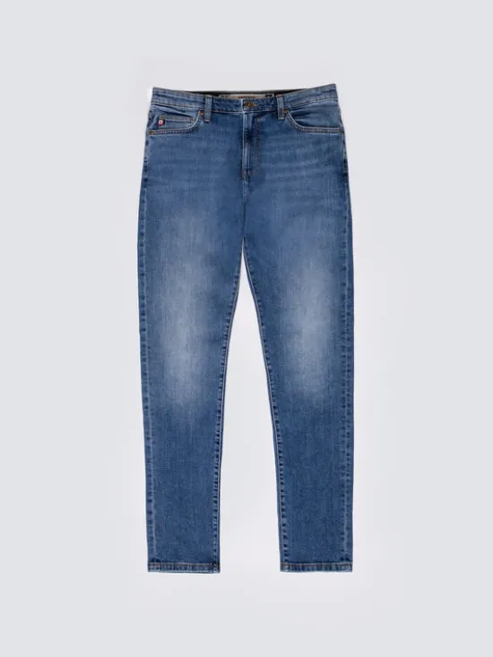 BIG STAR Jeansy HARPER Niebieski Tapered Fit