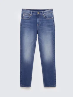 BIG STAR Jeansy MAGGIE Granatowy Tapered Fit