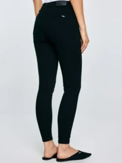 BIG STAR Jeansy MELINDA HIGH WAIST Czarny Skinny Fit