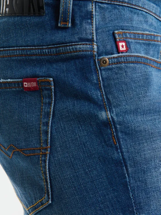 BIG STAR Jeansy TERRY CARROT Niebieski Tapered Fit