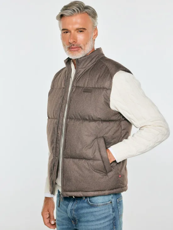 BIG STAR Kamizelka KAMIR Brązowy Basic Fit