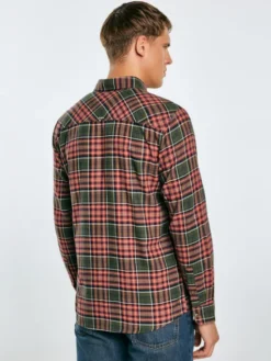 BIG STAR Koszula KONER Zielony Basic Fit