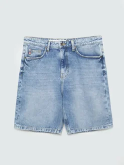 BIG STAR Kurtka jeansowa DENEEZ Niebieski Loose Fit