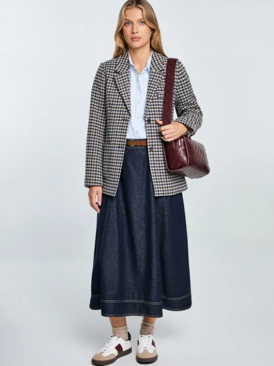 BIG STAR Marynarka NEIDA Kolorowy Slim Fit