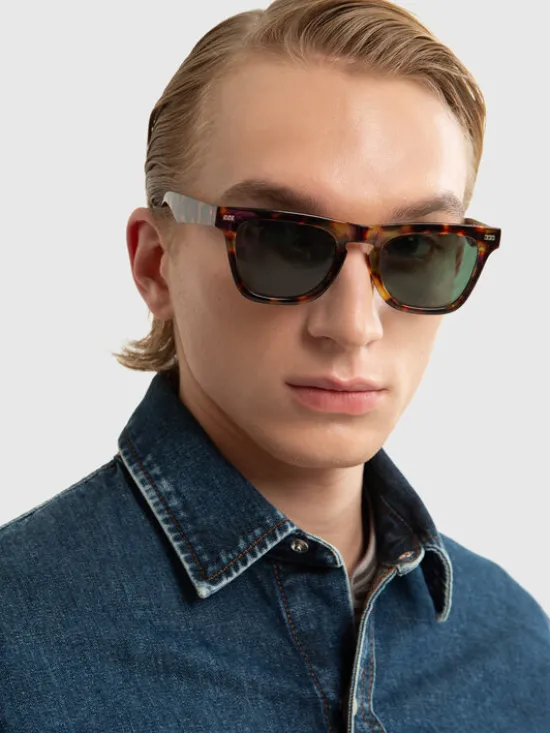 BIG STAR Okulary przeciwsłoneczne MUMER Brązowy