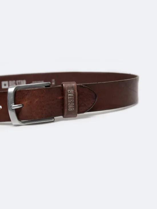 BIG STAR Pasek 1126 Brązowy