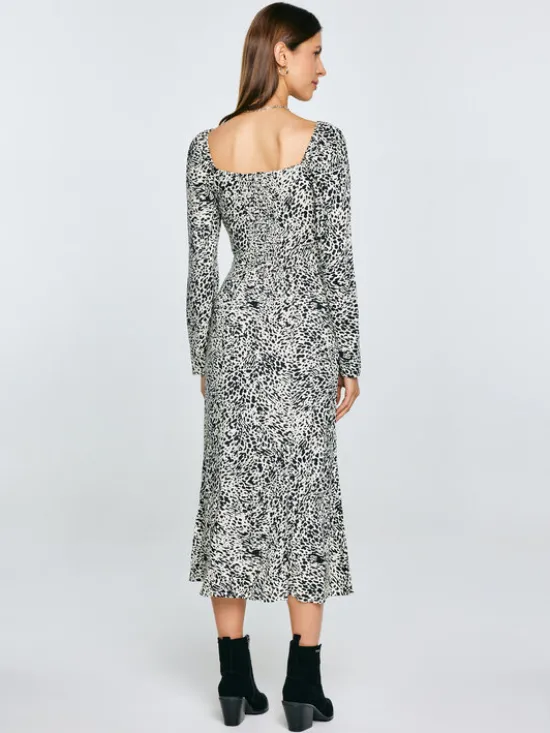 BIG STAR Sukienka codzienna KIARA Czarny Slim Fit