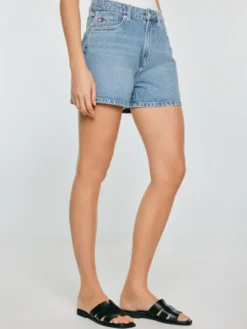 BIG STAR Szorty jeansowe AUTHENTIC GIRL Niebieski Wide Fit