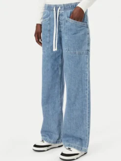 Billabong Jeansy Zonte Denim EBJDP03008 Niebieski Wide Leg