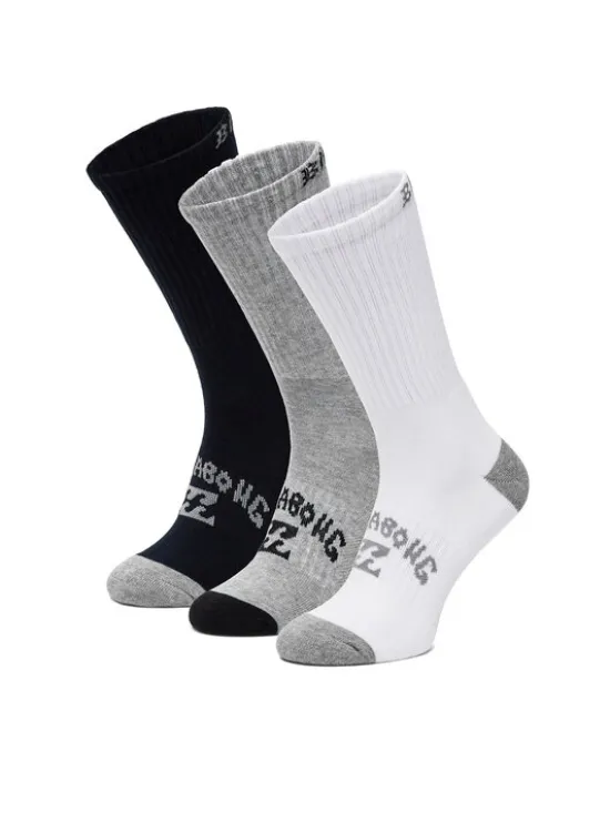Billabong Skarpety długie AS_BILLABONG_01W_SS25 (3-PACK) Szary