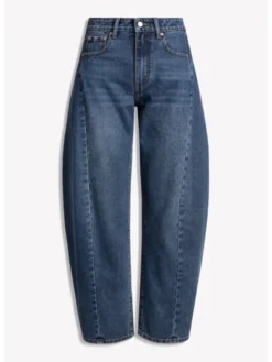 BIZUU Jeansy LYON BARREL JEANS Niebieski Standard Fit