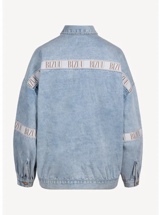 BIZUU Kurtka jeansowa PASSA Niebieski Standard Fit